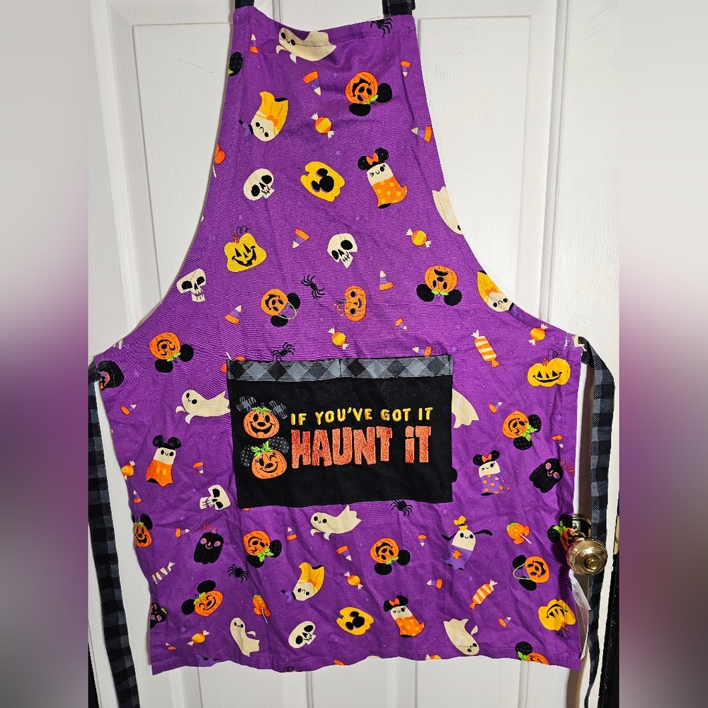 Disney Apron - 2021 Halloween - If You've Got It Haunt It-OS-Purple